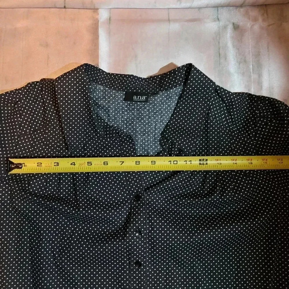 A.N.A  | Small Polka Dot Black and White Blouse - Picture 11 of 13
